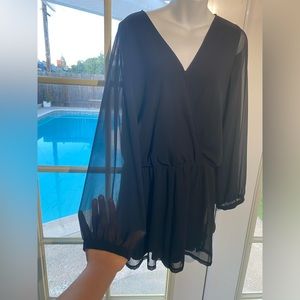 Express black romper